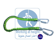 Fall Protection Carabiner Lock With Tool Tether Lanyard For Coil Safety